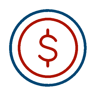 Wired outline dollar coin icon synergy search wiredoutline291coindollarhoverpinch